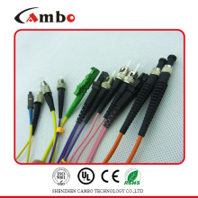 PVC, LSZH, OM3, OFNR, OFNP, cable del remiendo de la fibra de Plenum SMA en sistema de FDDI